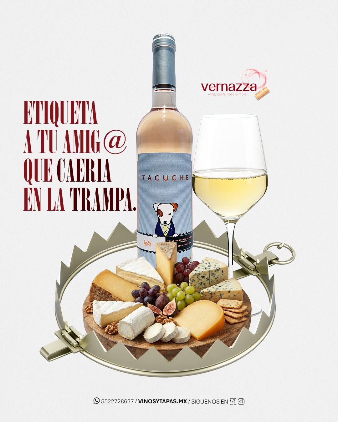 Hay amistades que no se resisten a una buena botella de vino y una tabla de quesos. 🍷🧀

Etiqueta a ese amig@ que caería en la trampa por una copa… y terminaría abriendo la botella completa. 👀

Encuentra los mejores vinos en nuestro sitio web www.vinosytapas.mx 🤩 y ¡Ven a disfrutarlos a @manarolawine 
📲¿Quieres realizar un pedido? Comunícate —> 55 227 28 637⁣
📦 Contamos con entregas de 24 a 48 hrs en CDMX

#vernazzavinos #vinotinto #vinoespumoso #vinosInternacionales #cdmx  #vinoblanco #vinoespumosoblanco