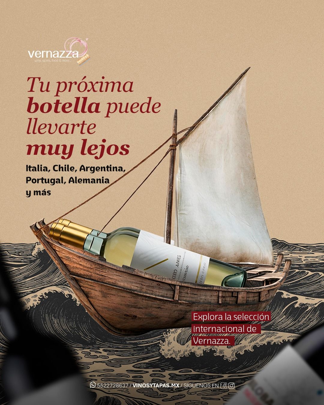 Un recorrido por el mundo sin salir de casa. 🍷🌎

 Descubre etiquetas de Italia, Chile, Argentina, Portugal, Alemania y muchos otros destinos en la selección de Vernazza Importadora.

Explora nuestro catálogo y encuentra tu próxima botella.🔝👇

Encuentra los mejores vinos en nuestro sitio web www.vinosytapas.mx 🤩 y ¡Ven a disfrutarlos a @manarolawine 
📲¿Quieres realizar un pedido? Comunícate —> 55 227 28 637⁣
📦 Contamos con entregas de 24 a 48 hrs en CDMX

#vernazzavinos #vinotinto #vinoespumoso #vinosInternacionales #cdmx  #vinoblanco #vinoespumosoblanco